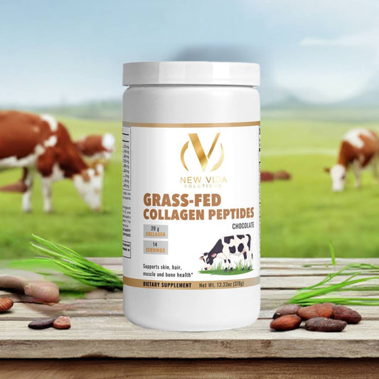 Grass-Fed Collagen Peptides Powder - Chocolate | Supports Skin, Hair, Nails & Joint Health